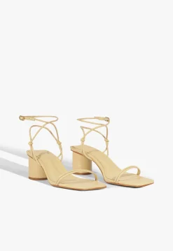 Discount Schutz Pompeii Mid Sandal Beige