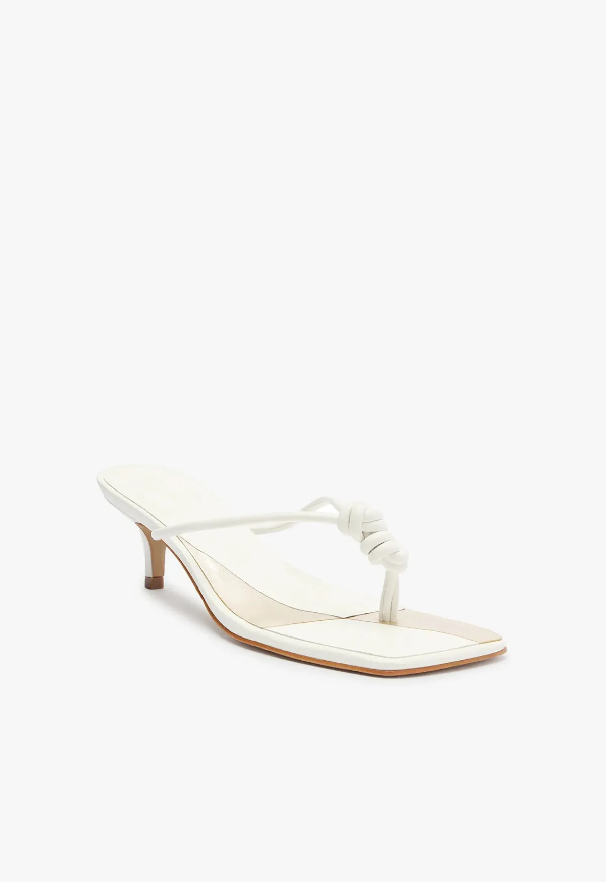 New Schutz Poppy Sandal White