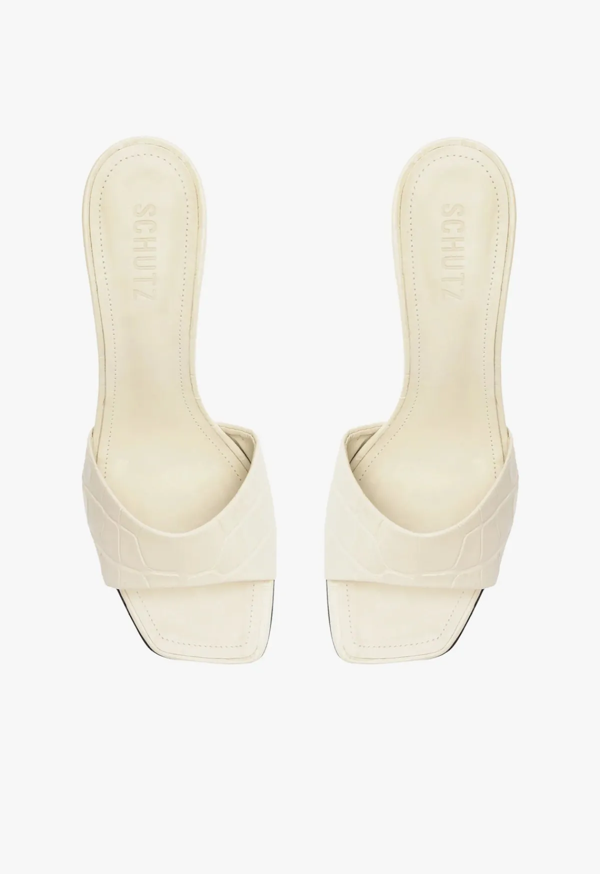 Sale Schutz Posseni Leather Sandal White