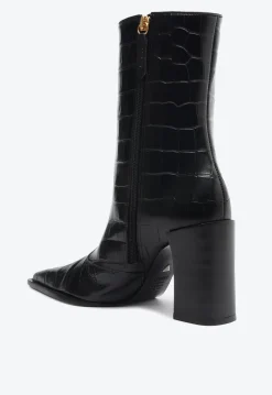 Sale Schutz Raffaela Croc Bootie Black