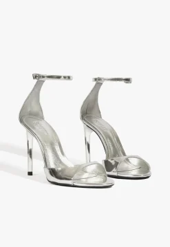 Sale Schutz Scarlett Metallic Sandal Silver