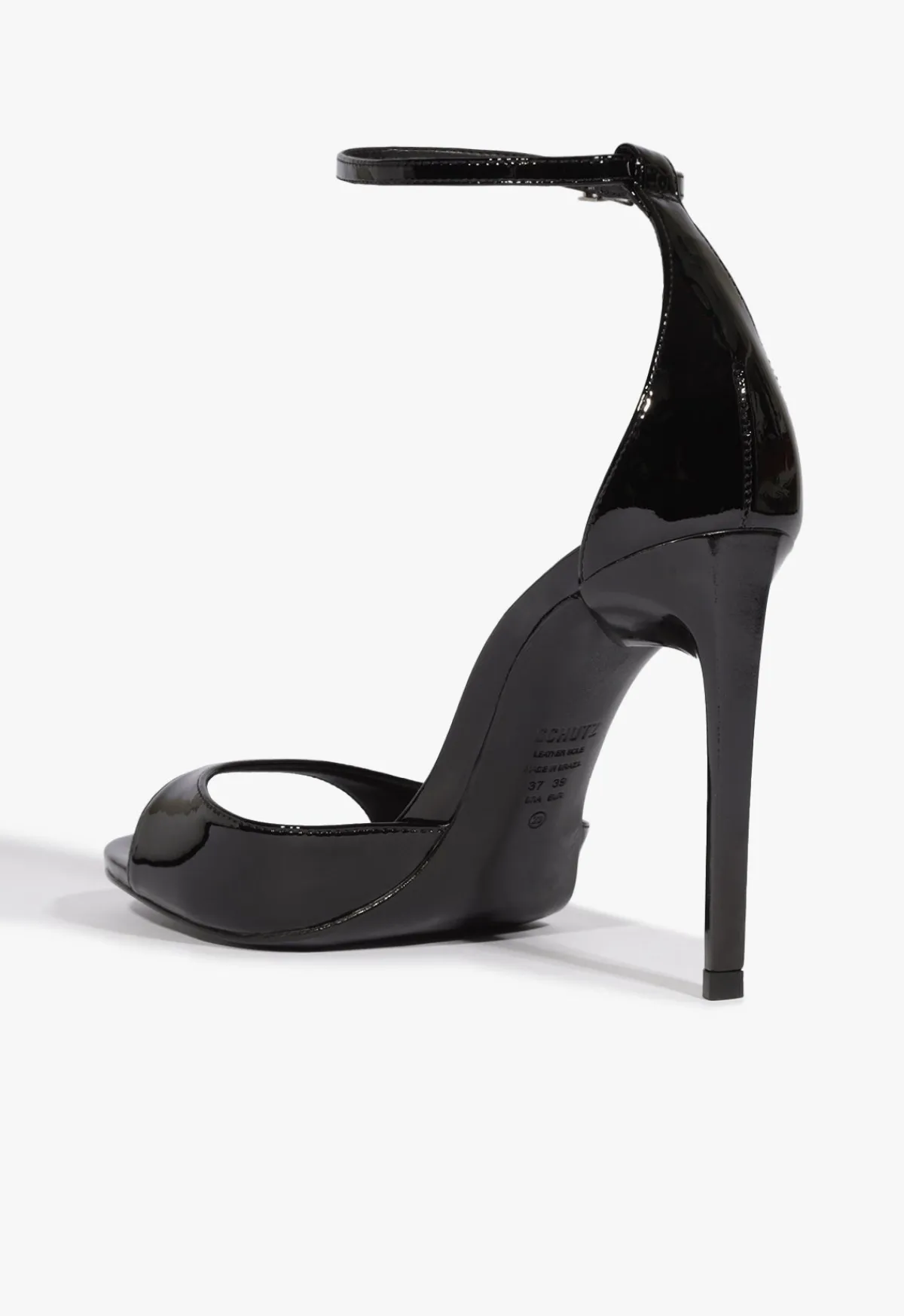 Outlet Schutz Scarlett Patent Leather Sandal Black