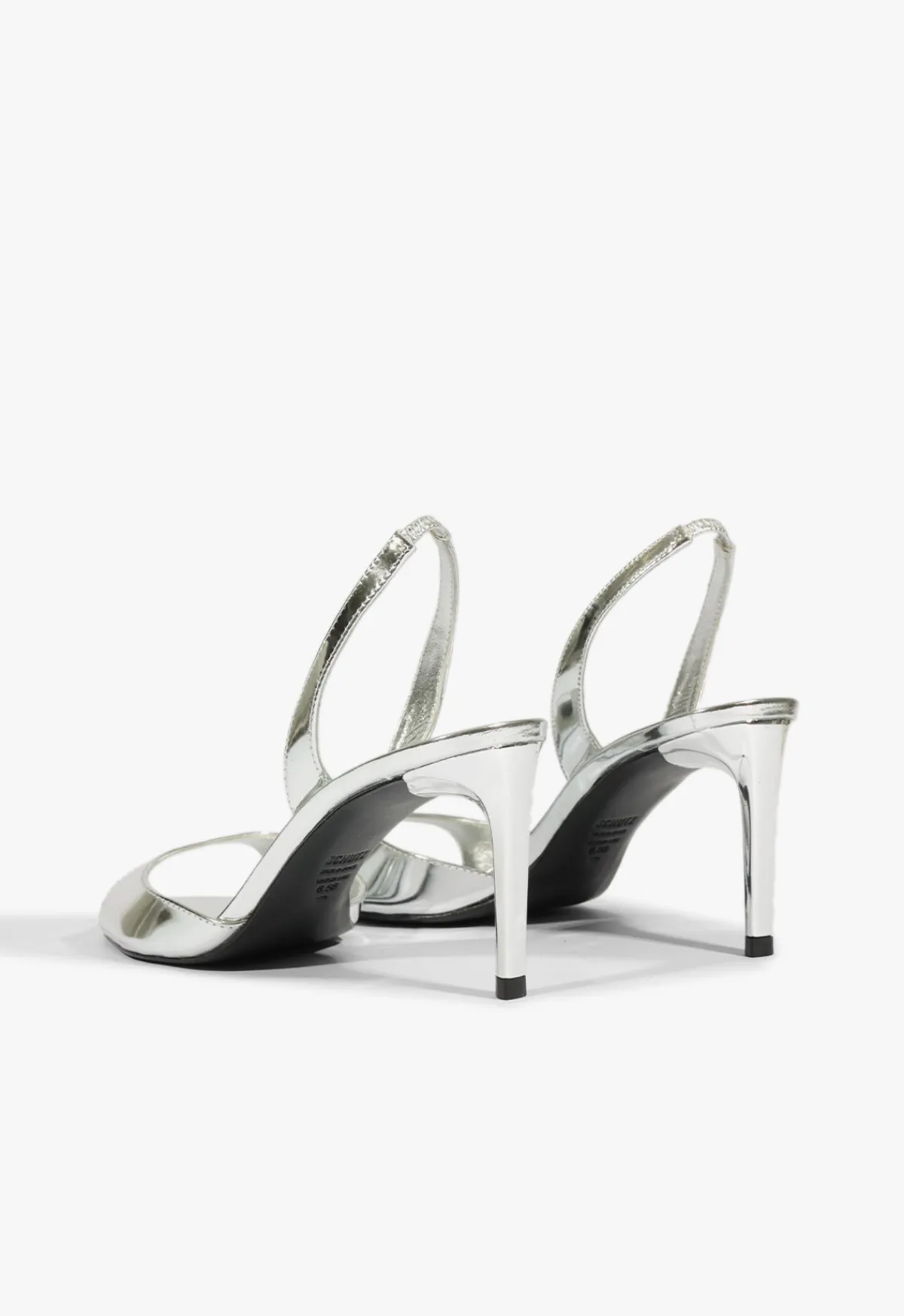 Hot Schutz Scarlett Sling Mid Metallic Sandal Silver