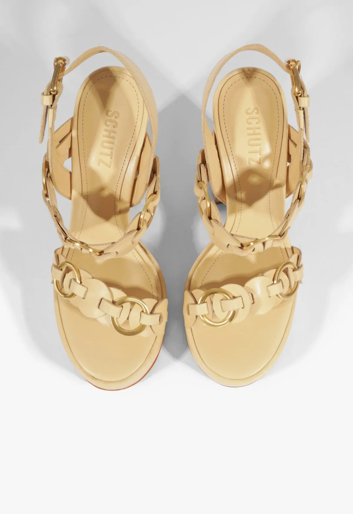 Sale Schutz Selina Platform Sandal Natural Nibs