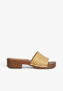 Fashion Schutz Shayla Leather Sandal Fig