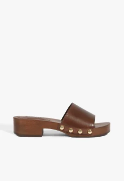 Online Schutz Shayla Leather Sandal Chestnut