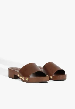 Online Schutz Shayla Leather Sandal Chestnut