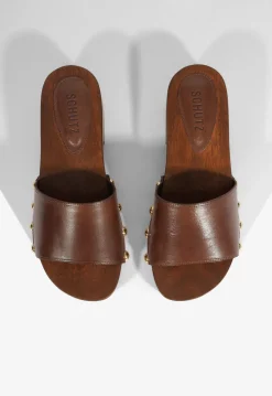 Online Schutz Shayla Leather Sandal Chestnut