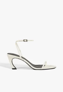 Outlet Schutz Siena Curve Mid Patent Sandal White