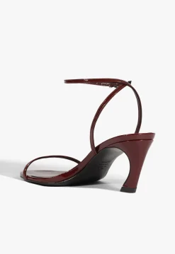 Fashion Schutz Siena Curve Mid Patent Sandal Red