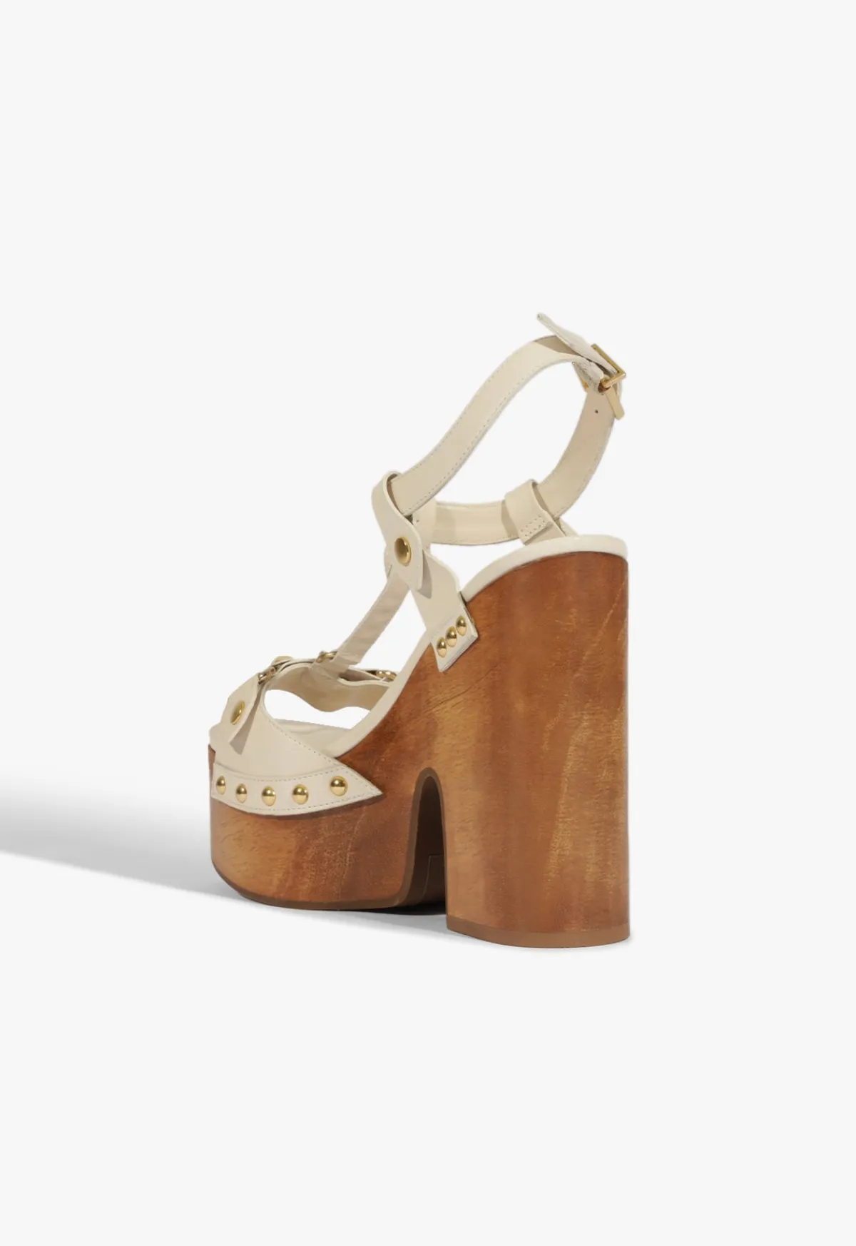 Discount Schutz Stevie Cutout Sandal Sugar White