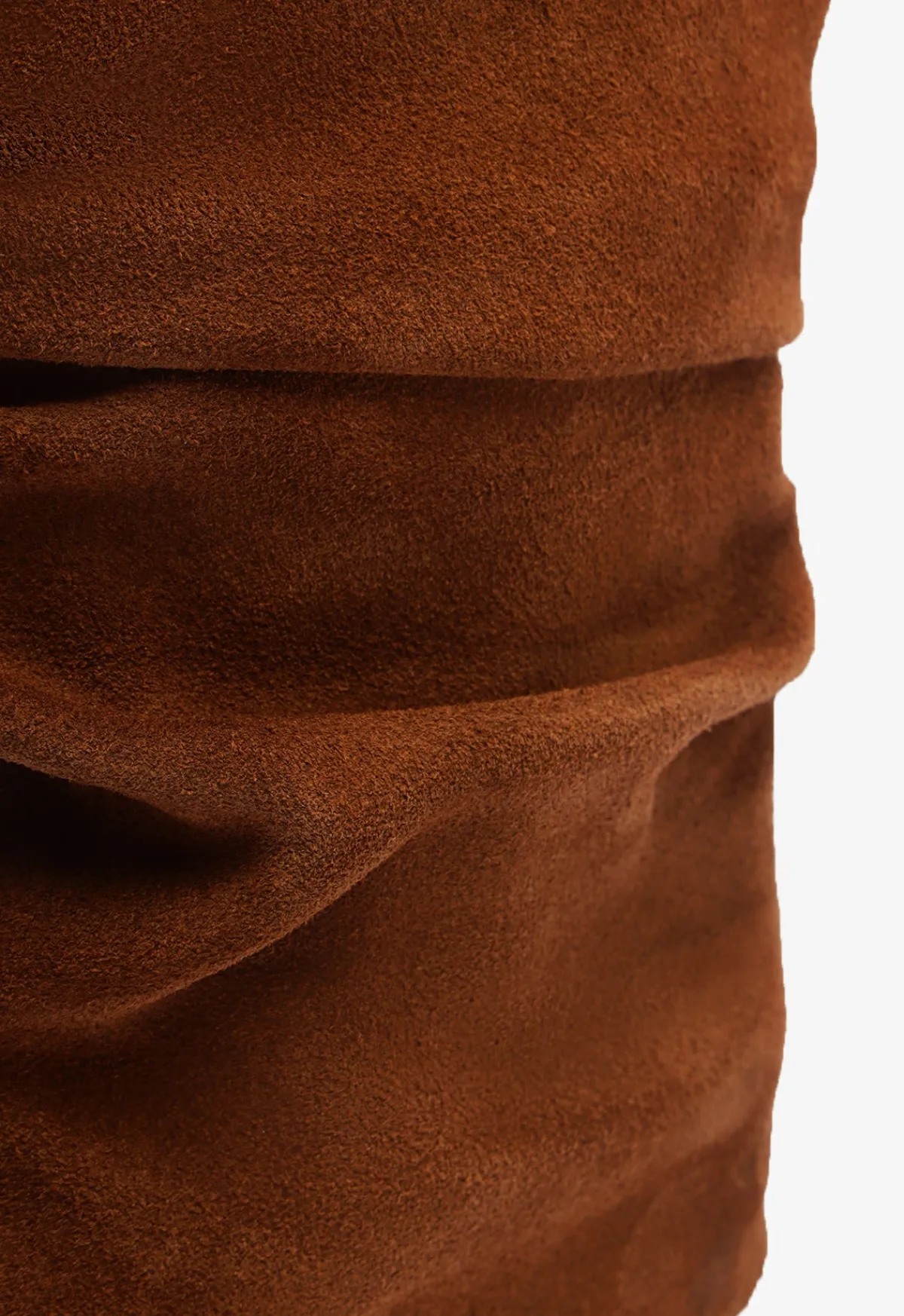 New Schutz Zachy Cloak Suede Boot Brown
